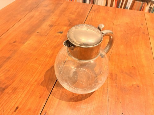 Antica caraffa vetro e - vetro,