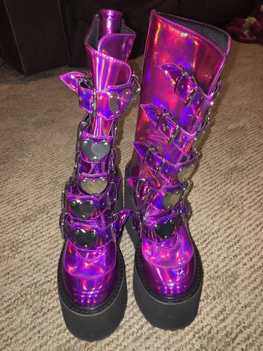 Gothic platform boots demonia - platform,