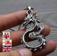 Collana con ciondolo drago