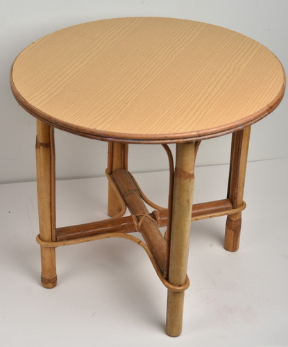 Ancienne table basse ronde - , /