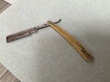 Vintage Straight Razor: Gold