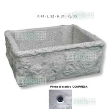 Vasca lavandino con piletta