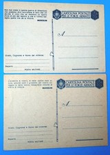 Due Cartoline Postali In