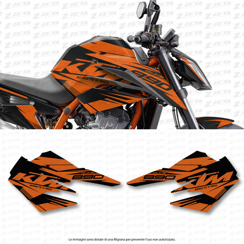 Kit adesivi carene per ktm - per,
