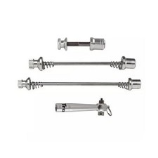 set sganci rapidi con chiavetta antifurto silver 321030 TRANZX ruote