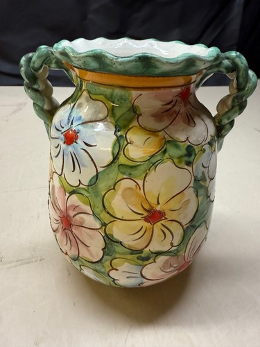 Vaso ceramica decorata h - ceramica,