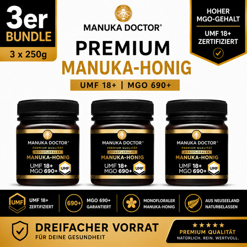 3x250g manuka doctor umf - 3x250g,