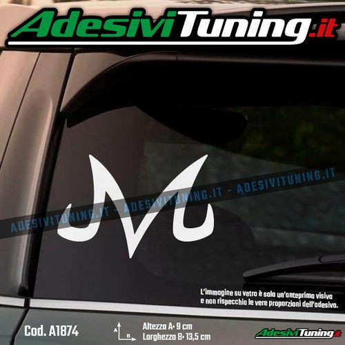 Adesivo logo simbolo - logo, majin