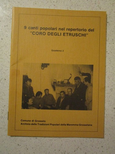 Canti nel repertorio del - del, "