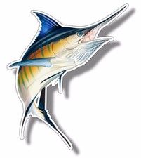 Adesivo Marlin pesce acqua