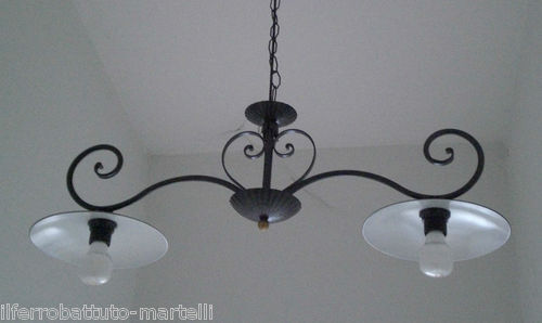 Lampadario bilancia ferro - lampadario,