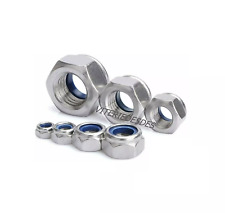 DADI AUTOBLOCCANTI M3 M4 M5 M6 M7 M8 M10 M12 BASSI 985 ALTI 982 ACCIAIO ZINCATO