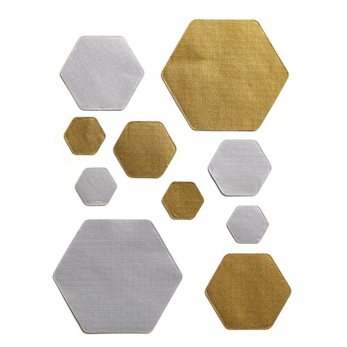 Toppe riparazione piumino hex - toppe,