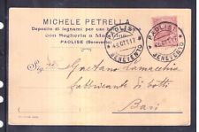 Cartolina Commerciale Paolise Benevento Deposito Legnami Petrella 1917 KY673