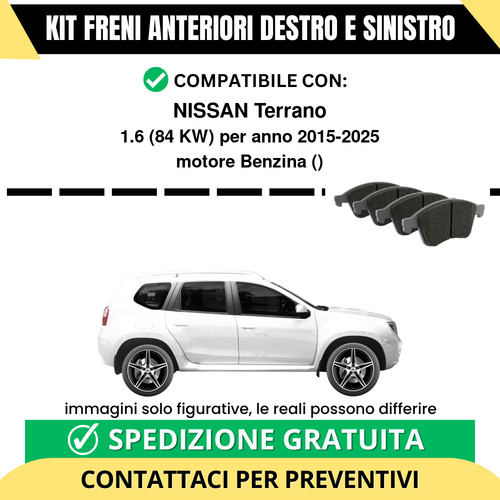 Pastiglie freno anteriori per - freno,