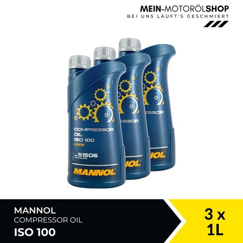 Mannol compressor oil iso 100 - compressor,
