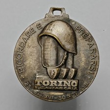 MEDAGLIA Torino l'autarchia