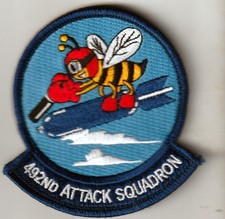 USAF AIR FORCE 492° Squadrone d'Attacco Marzo AFB California 10 cm Patch
