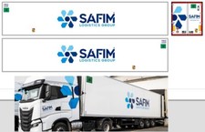 Grafica Safim Logistics Group semirimorchio 1/87