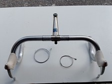 Manubrio corsa Cinelli con leve Campagnolo complete