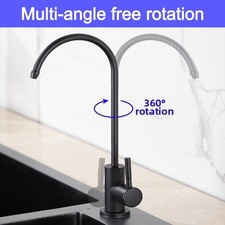 Rubinetto Cucina Nero Acciaio