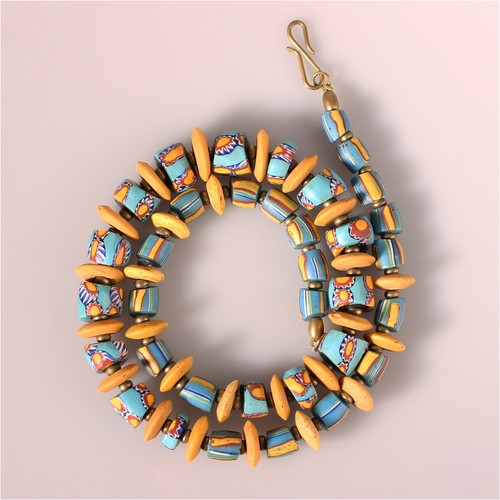 13851 collana perle di vetro - 13851,