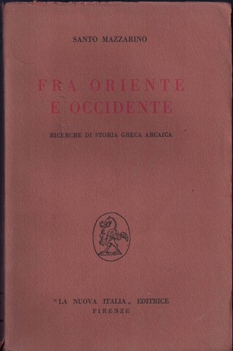 Fra oriente occidente - fra, e