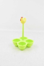Porta Uovo Alessi In Plastica Verde Chiaro Con Gallina