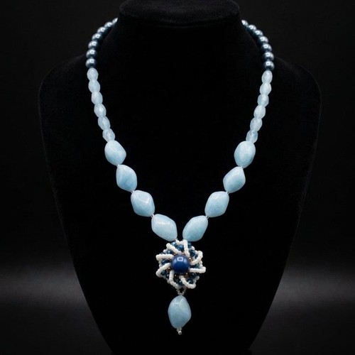 Collana semi lunga artigianale - semi,