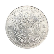 Panama -1/2 Balboa 1962 -