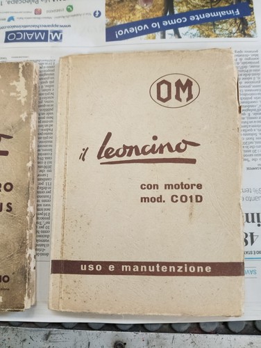 Uso manutenzione leoncino - om,