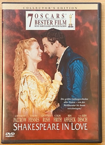Shakespeare love dvd - shakespeare,