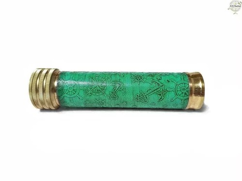Ottone pelle caleidoscopio - pelle,