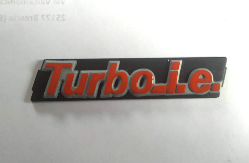 Fregio scritta sigla turbo - fregio,