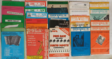 SPARTITI musicali LOTTO 30/35 LIBRETTI anni 70-90 Papetti Calvi Ceroni fisa sax
