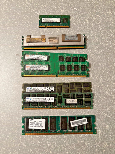 Lotto moduli ram misti ddr - 8,