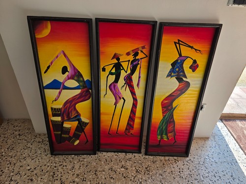 Trittico arte etnica - trittico, d'arte