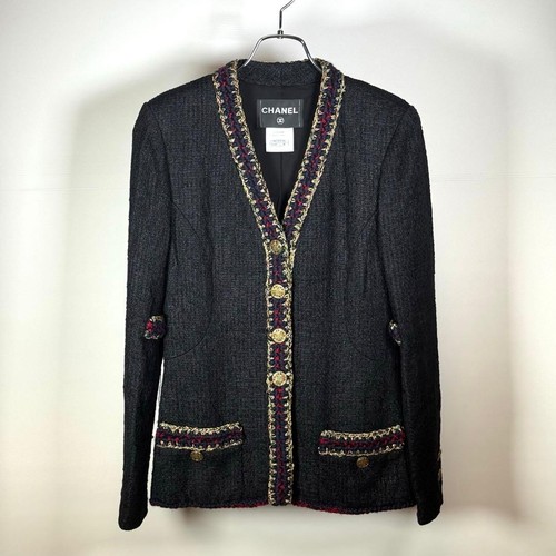 Giacca tweed chanel - giacca,