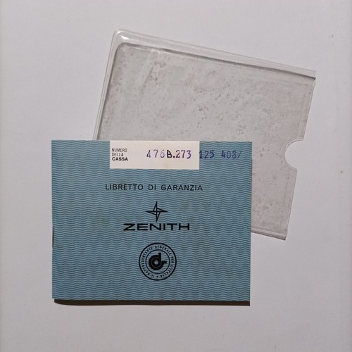 Zenith primero p - el,