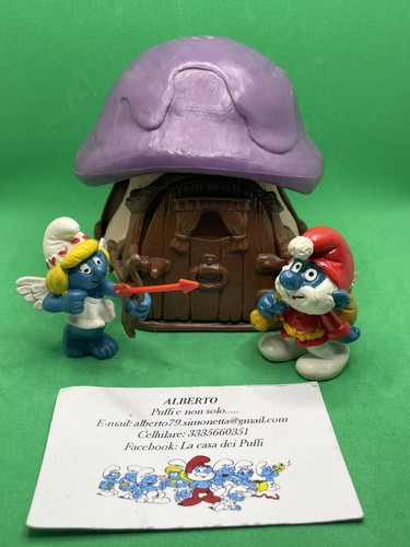 Puffi smurfs smurf casa dei - smurf,