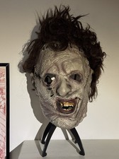 Maschera viso in pelle