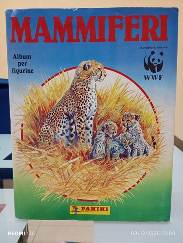 Album panini mammiferi 1989 - panini,