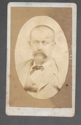 Antica fotografia cdv - cdv, uomo
