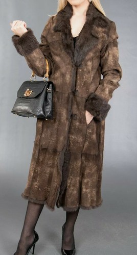 Cappotto pelliccia lapin pelle