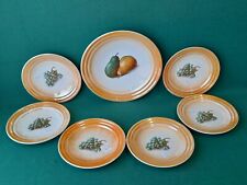 SERVIZIO PIATTI FRUTTA DOLCE 6 PERSONE LAVENO - SOCIETÀ CERAMICA ITALIANA. AJ33