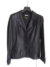 Women's Genuine Black Leather