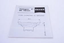 ✅ OBIETTIVO ZEISS HOLOGON T