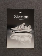 CARTOLINA PROMOCARD - PC 7542 - SILVER ON AIR MAX 97 - NIKE - COME DA FOTO