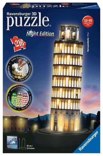 Puzzle ravensburger night - puzzle, 3d
