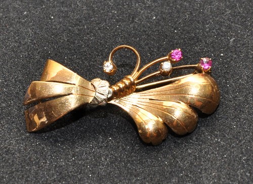 Spilla donna fiocco oro - donna, 18